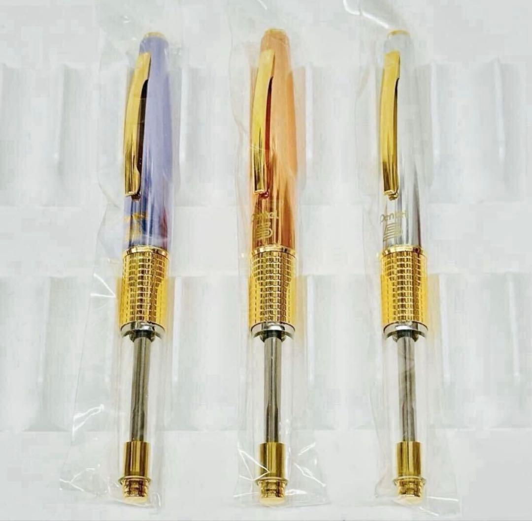 ぺんてる KERRY 東海地区限定 ケリーゴールドリミテッド 透明軸