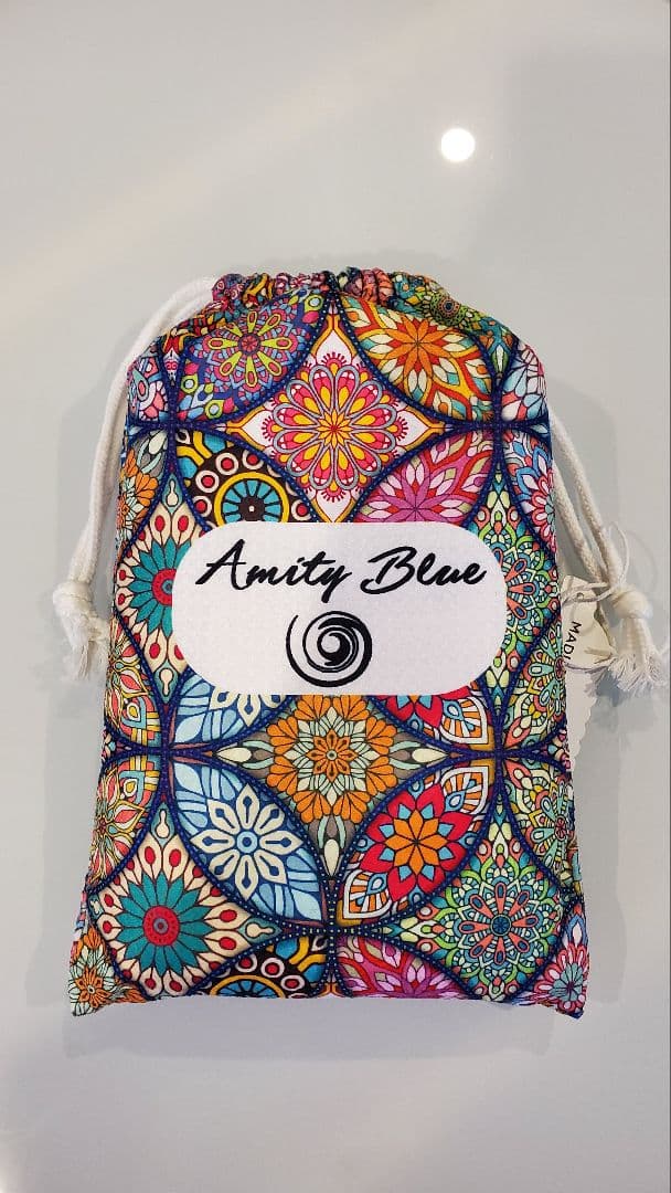 ★新品★ヨガ・ビーチタオル、タペストリー、敷物、ケース付（エコタオル）