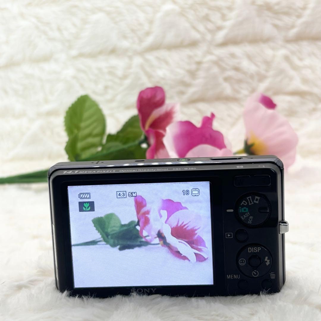 美品 Sony Cyber-Shot DSC-W380 動作確認済み ブラック