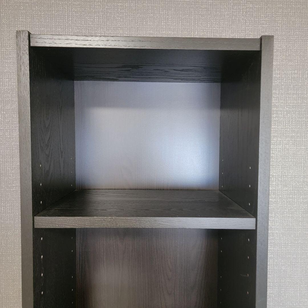 HIRO IKEA BILLY ビリー本棚, ブラック オーク調,