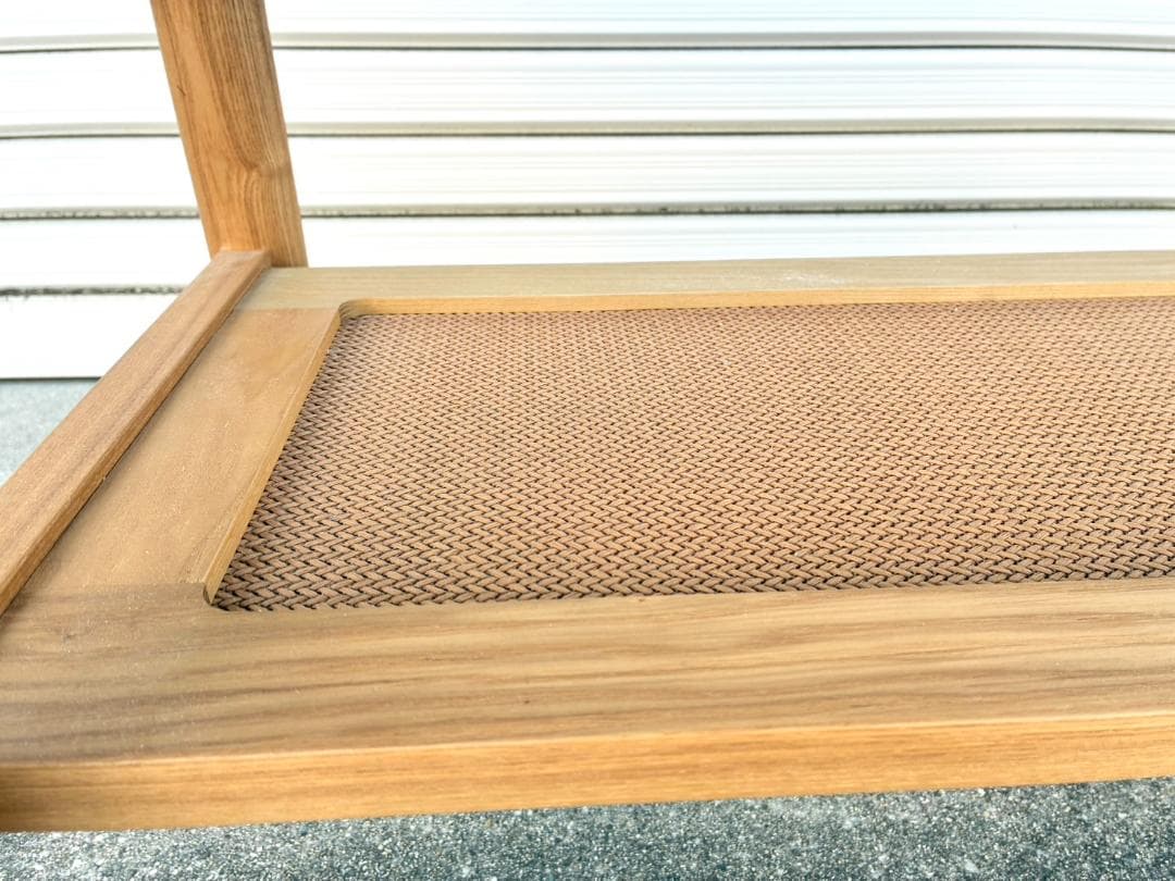 【美品】NAGANO INTERIOR センターテーブル ガラス 天然木