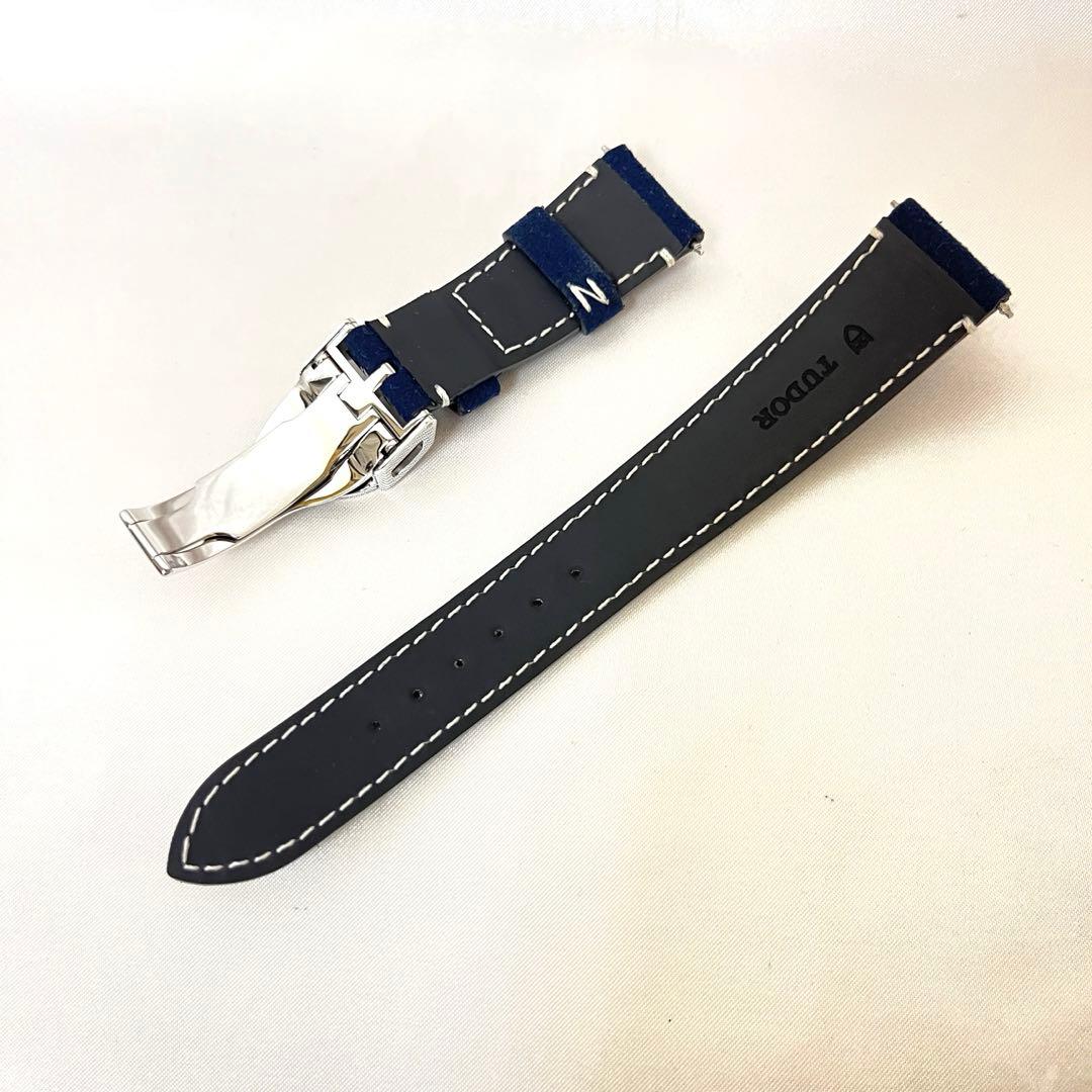 チューダー 純正 BB58用 ブルー“ソフトタッチ”ストラップ 新品・