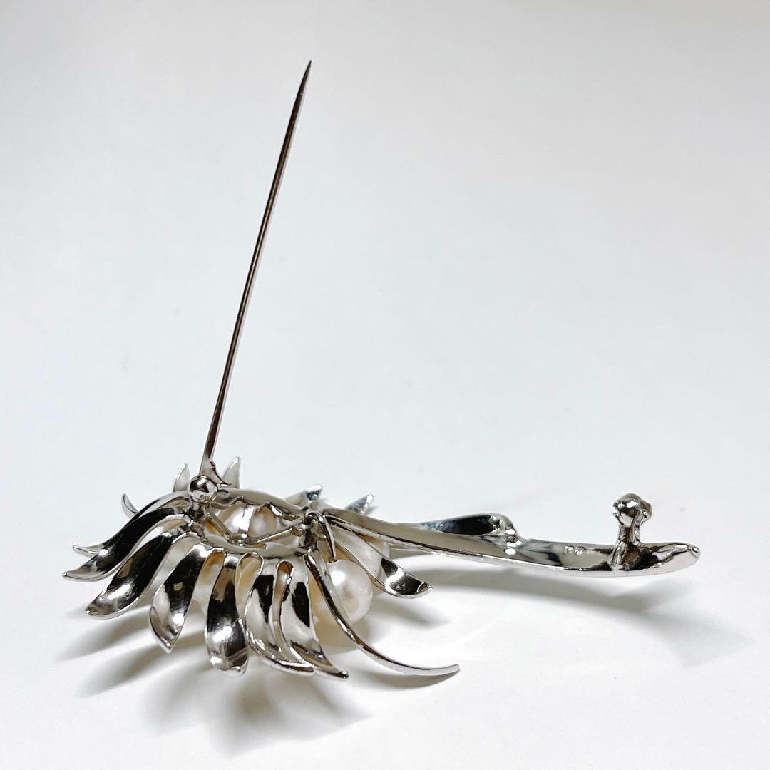 美品✨MIKIMOTOミキモト パール　ブローチ　コサージュ　フラワー