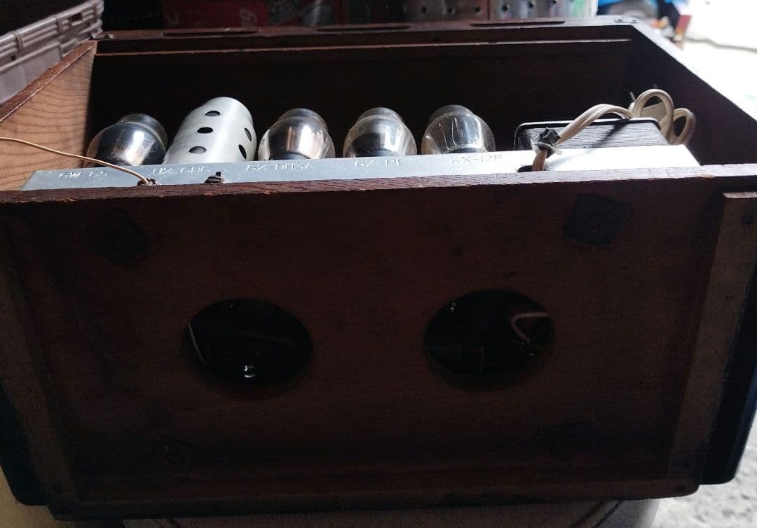 真空管ラジオ シャープ　HAYAKAWA