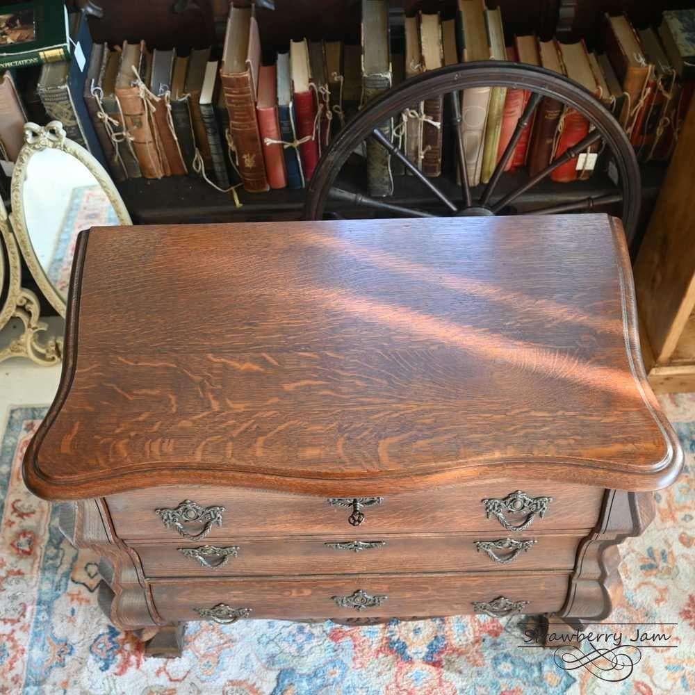 IFU-418 英国アンティーク オーク チェスト テレビボード 収納 イギリス