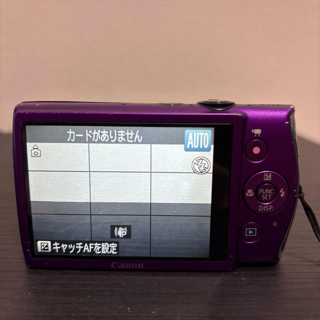 【元箱付き】 Canon IXY パープル 本体と付属品