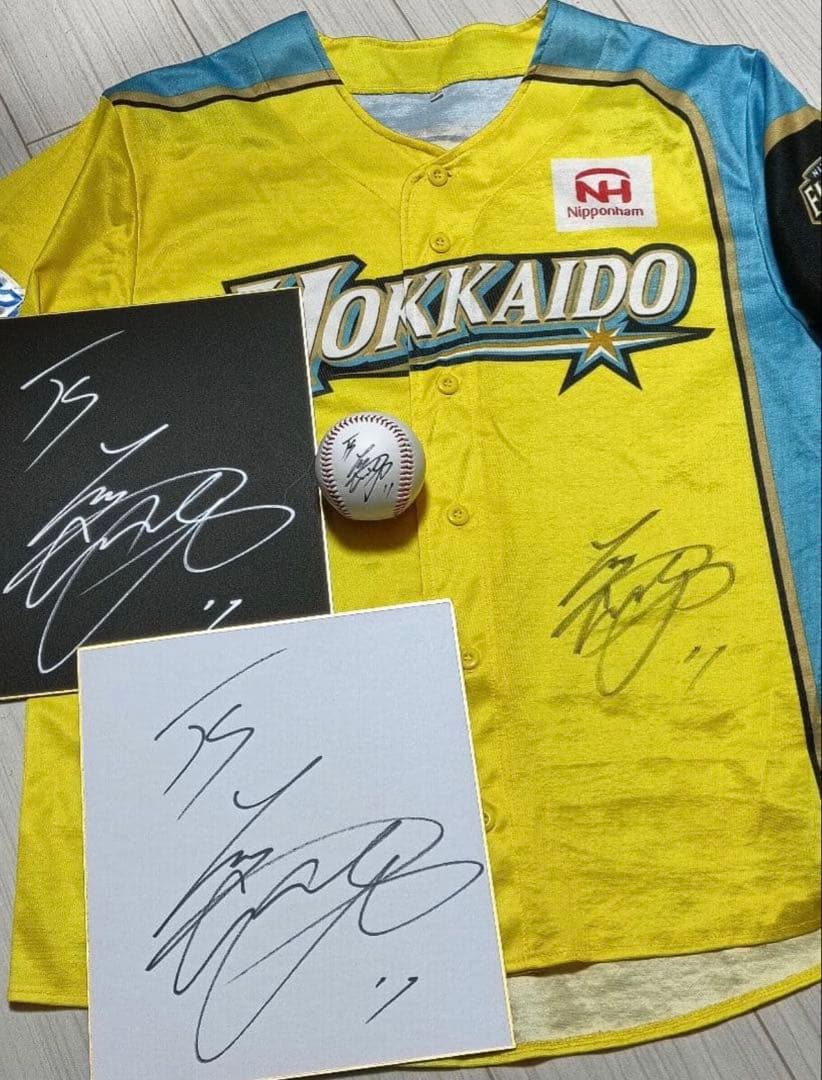 3点セット！大谷翔平選手　直筆サインボール　直筆ユニフォーム　直筆サイン色紙