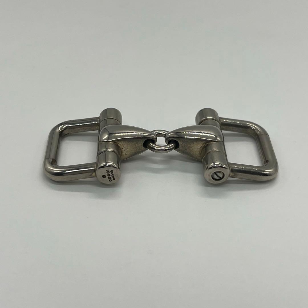 グッチ GUCCI ホースビット キーリング キーホルダー メタル オールド