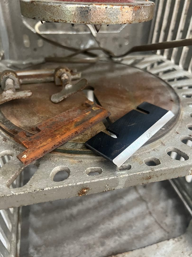 二*ヶ様 かき氷 機 実働 ヴィンテージ レトロ シャビー 刃 1枚付き