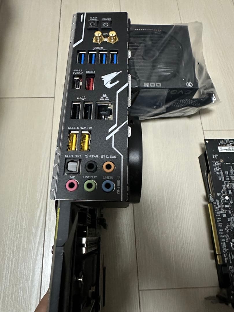 自作PCパーツ一式セット（CPU・マザーボード・GPU・メモリ・電源）