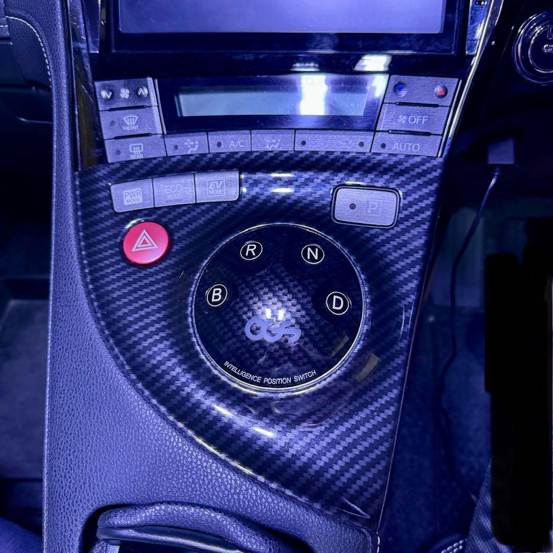 限定カーボン プリウス30 インテリジェンスポジション スイッチ シフト パネル