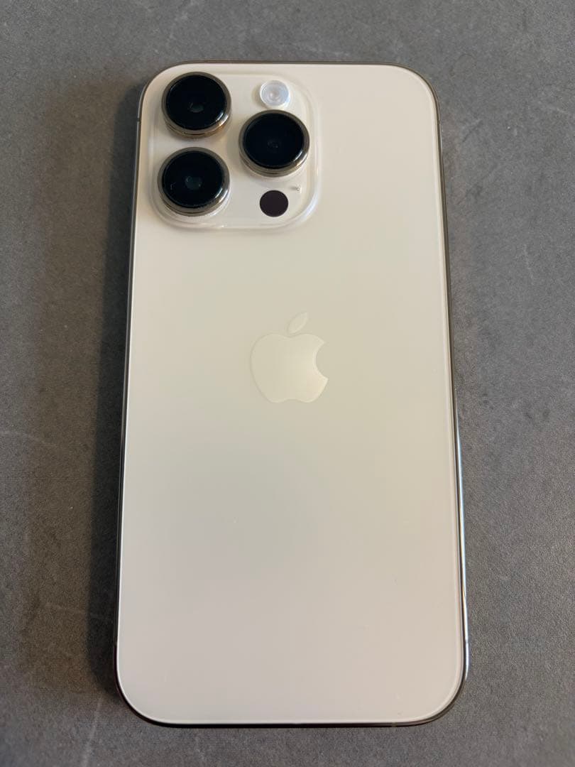 [美品]Apple iPhone 14 Pro ゴールド 本体 SIMフリー