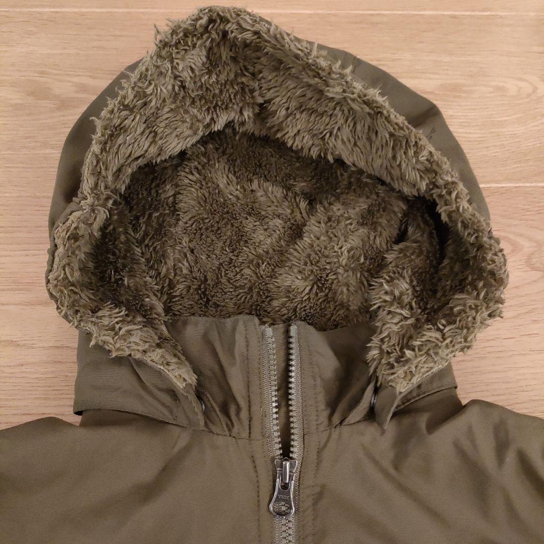 【美品】THE NORTH FACE コンパクトノマドジャケット 150 カーキ