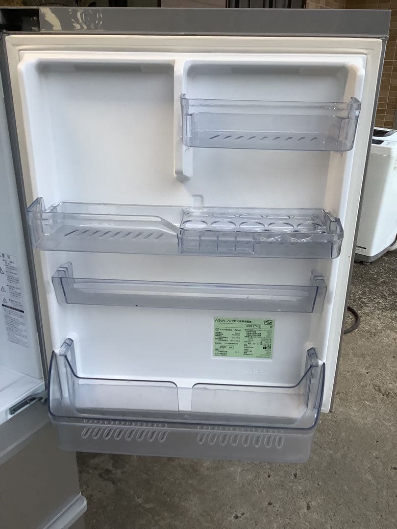 アリ アクア AQUA 3ドア冷凍冷蔵庫 AQR-27K 2021年製