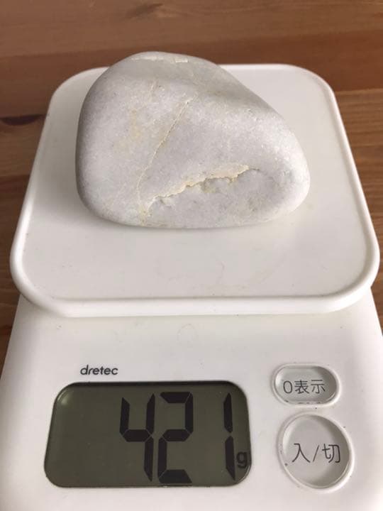 糸魚川翡翠　海石　白