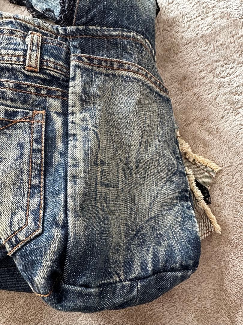 CLOSET STRAUSS & CO. デニムフリルスリングCL501