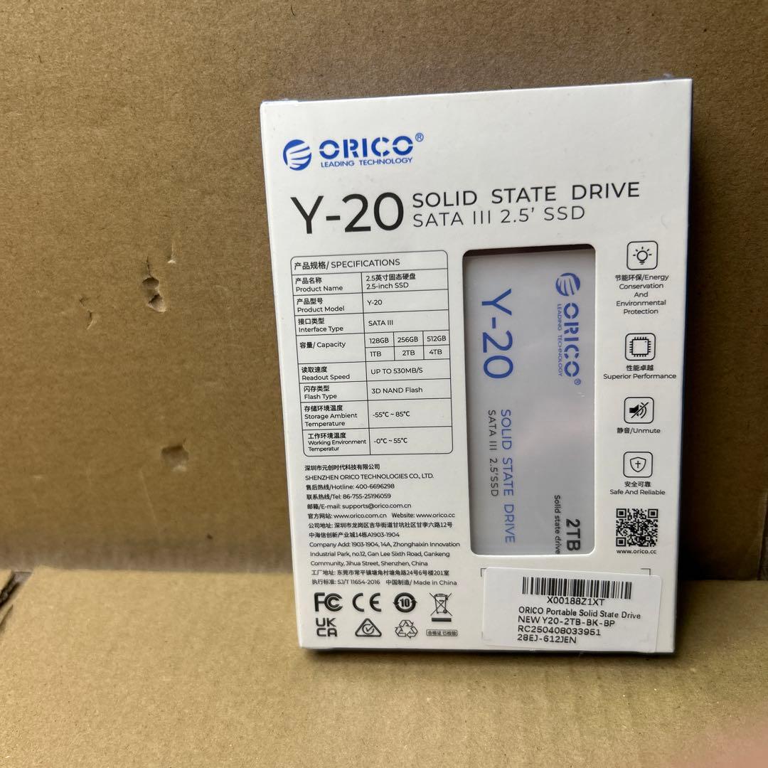 ORICO Y-20 2TB SATA III 内蔵SSD