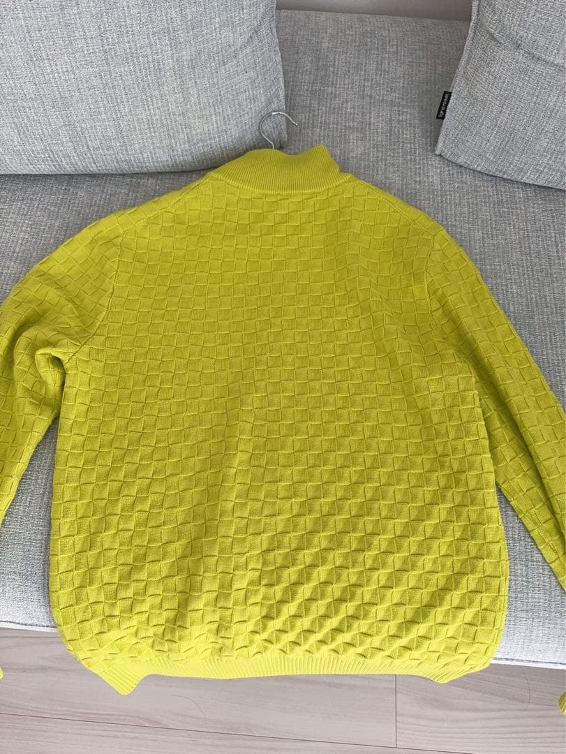 Louis Vuitton メンズ ジップアップニット（ライトグリーン）