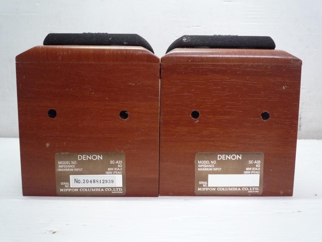 DENON デノン スピーカー SC-A33 ペア