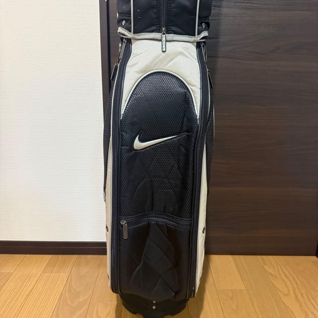 Nike キャディバッグ ゴルフバッグ 黒/白