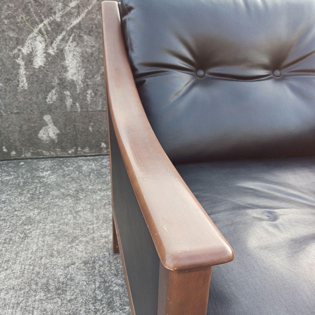 富士ファニチア　一人掛けソファー　②