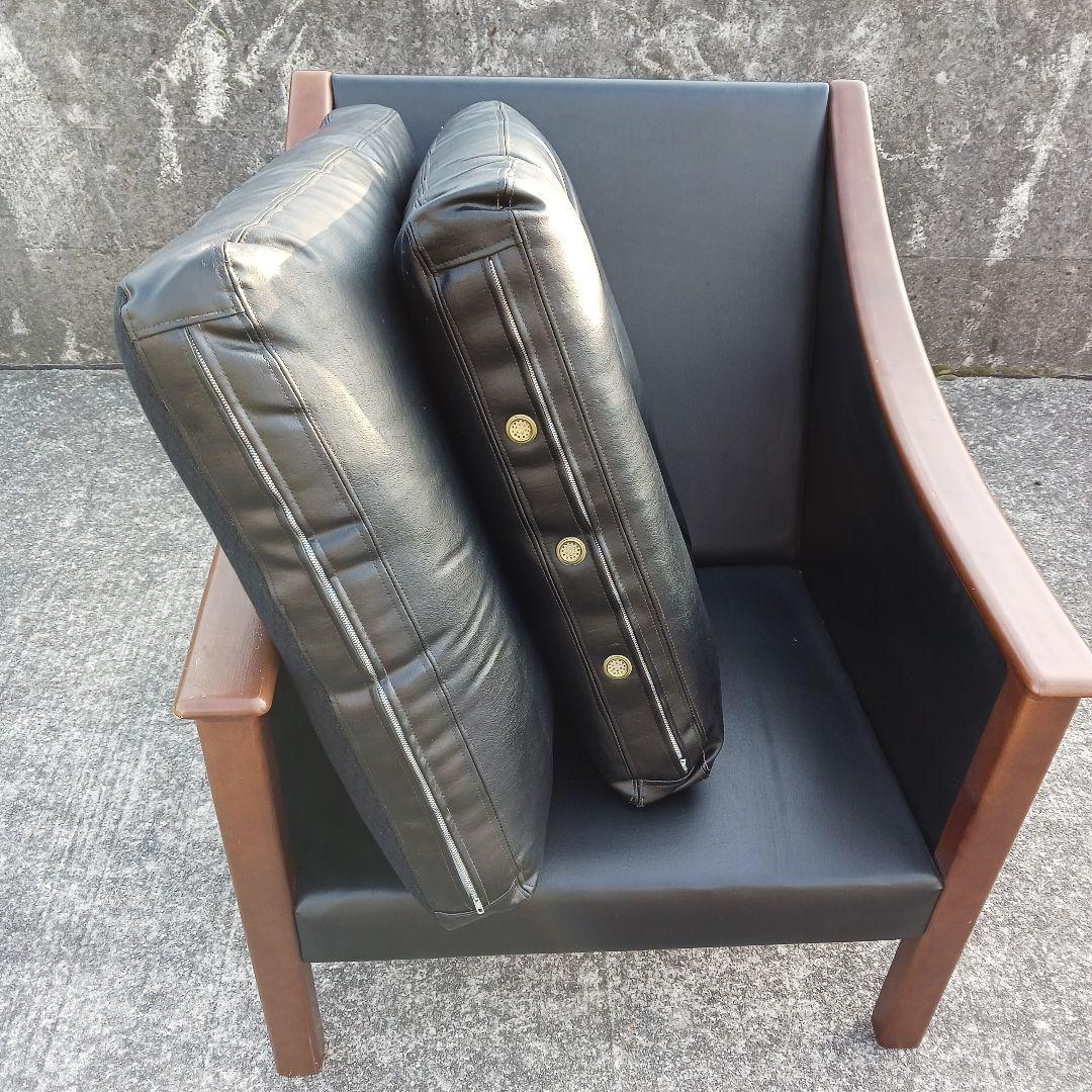 富士ファニチア　一人掛けソファー　②