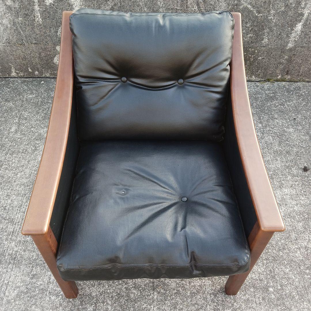 富士ファニチア　一人掛けソファー　②