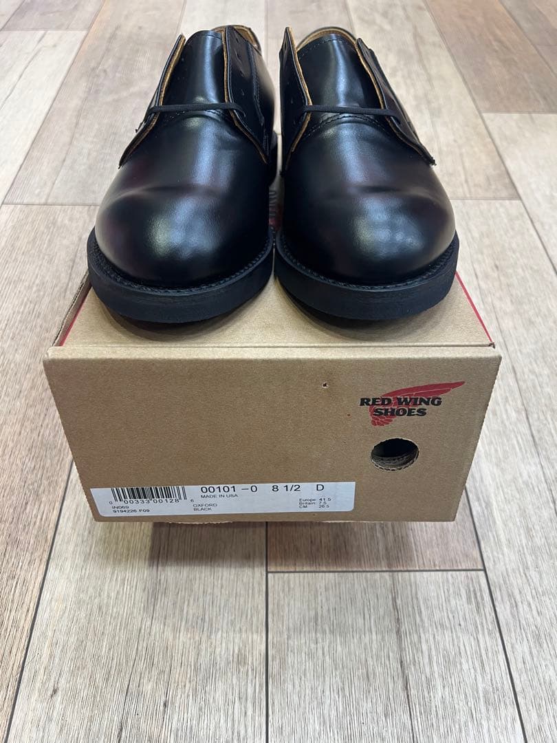 RED WING SHOES ブラック レースアップ 8 1/2 D