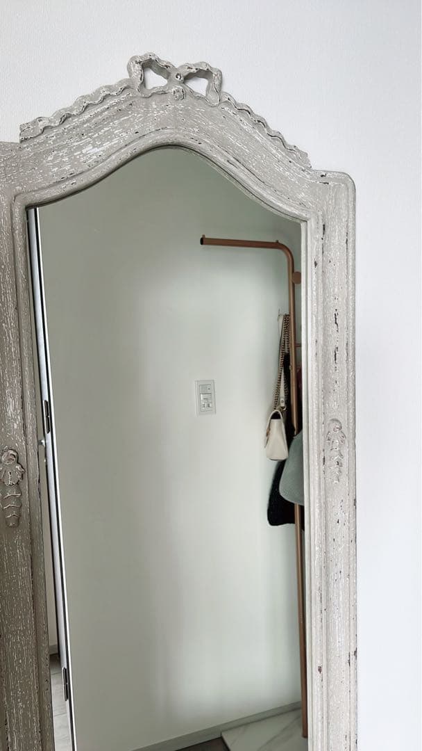 スタンドミラー＊アンティーク調＊全身＊フレンチ家具▪️送料込