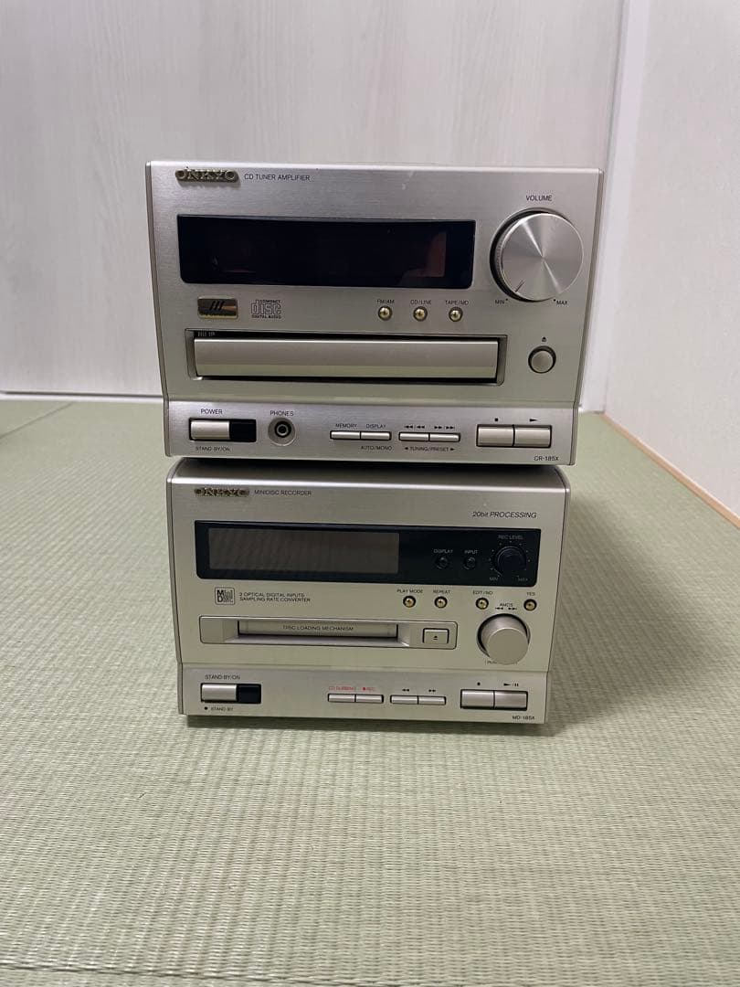 ONKYO　CR-185X　MD-185X　セット　即日発送！