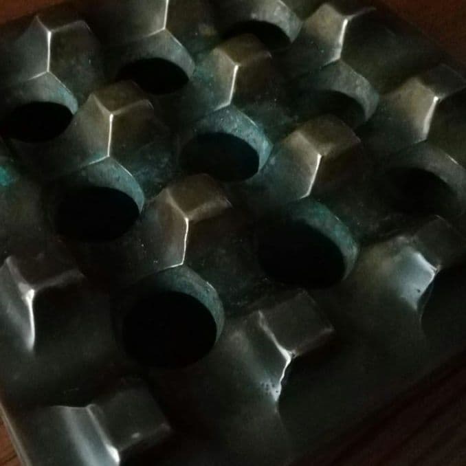 逸品　真鍮　灰皿　ミッドセンチュリー　オブジェ　スウェーデン　インダストリアル