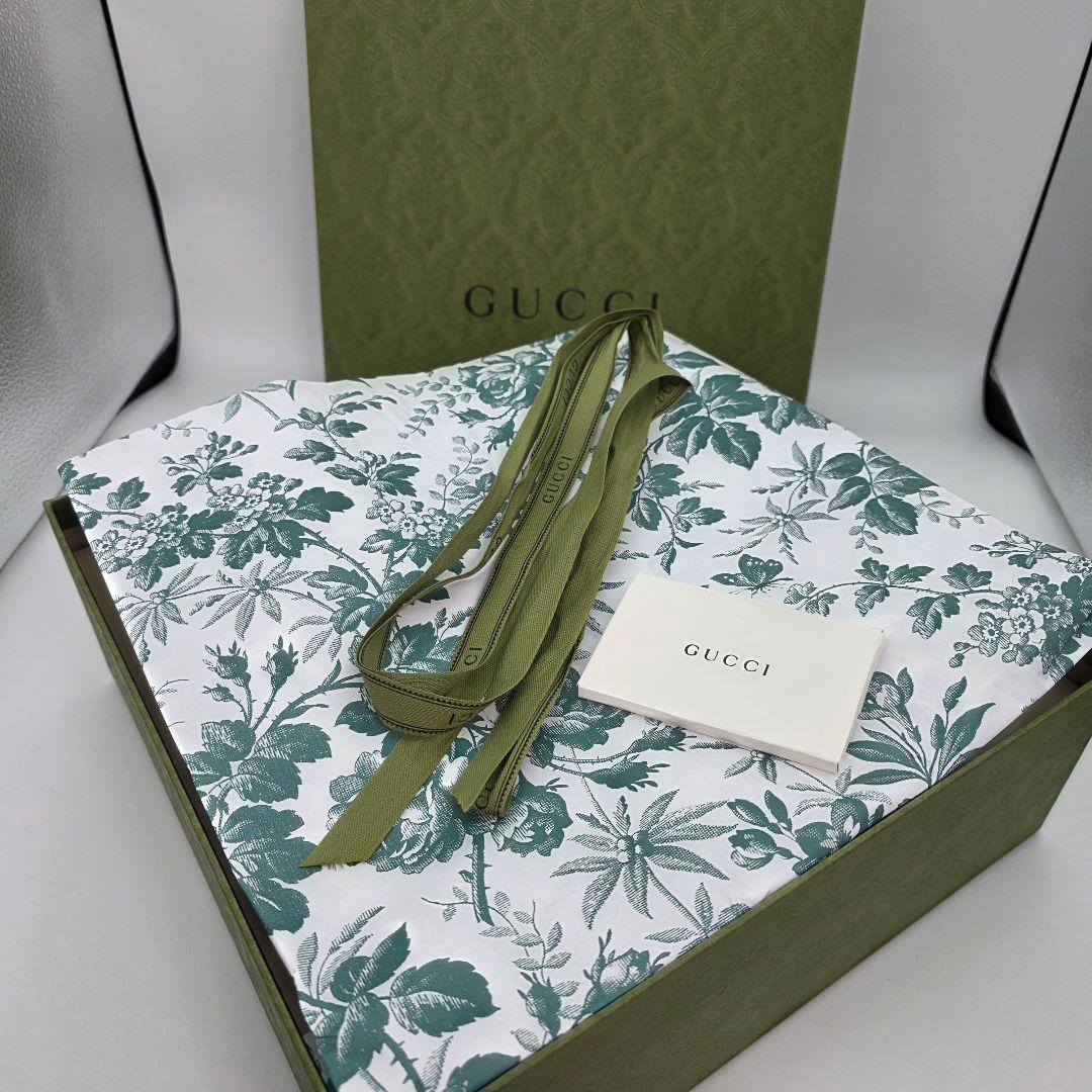 GUCCI　ハーバリウム　サラダボウル　グリーン　箱付き　未使用保管品　23cm