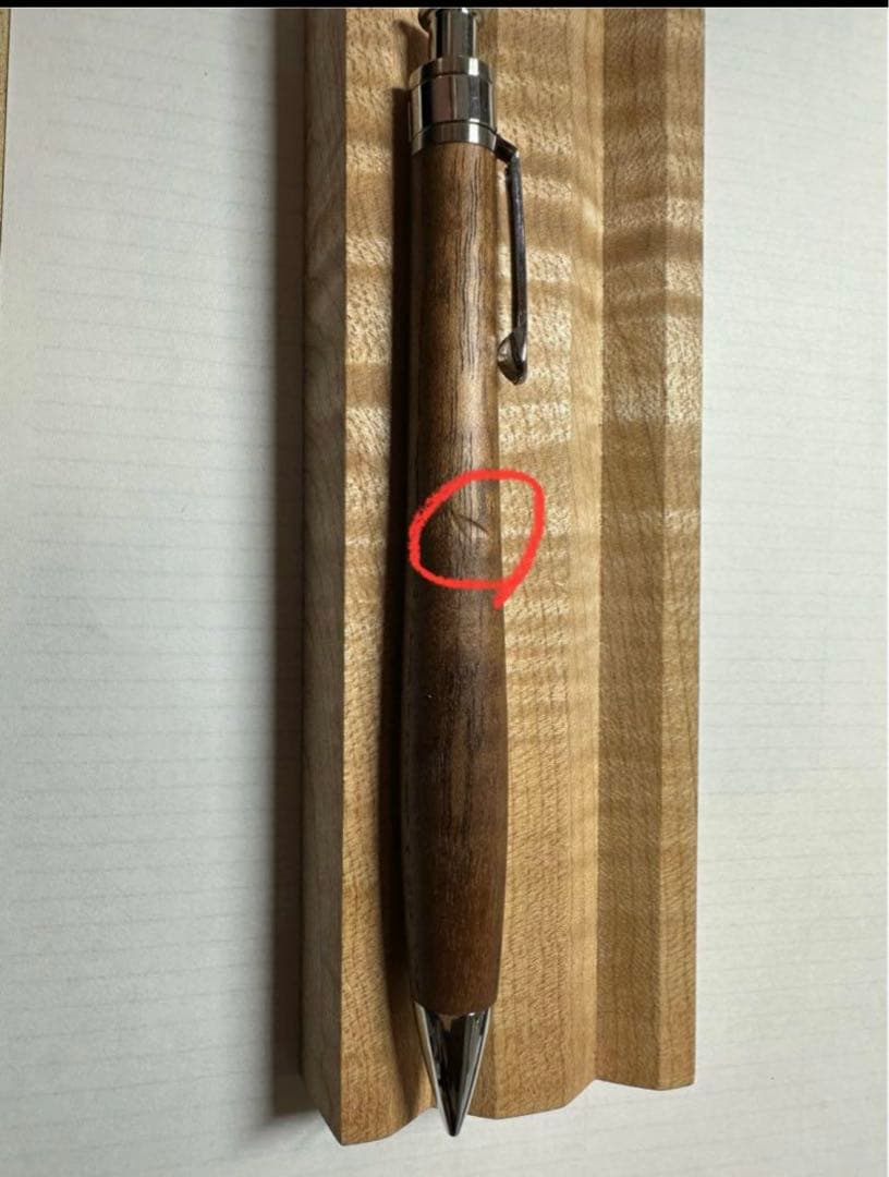 工房楔 シャープペンシル 神代ケンポナシ縮杢0.5