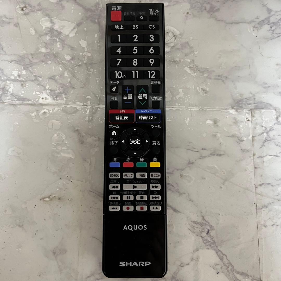 即日受渡❣️全国送料込シャープ ブルーレイ・HDD搭載32型TV録画ダビング機能付