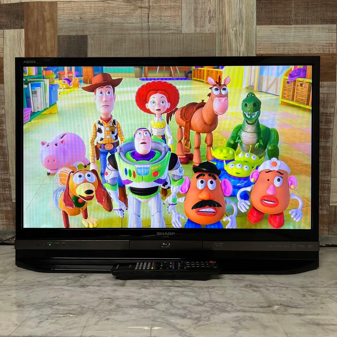 即日受渡❣️全国送料込シャープ ブルーレイ・HDD搭載32型TV録画ダビング機能付