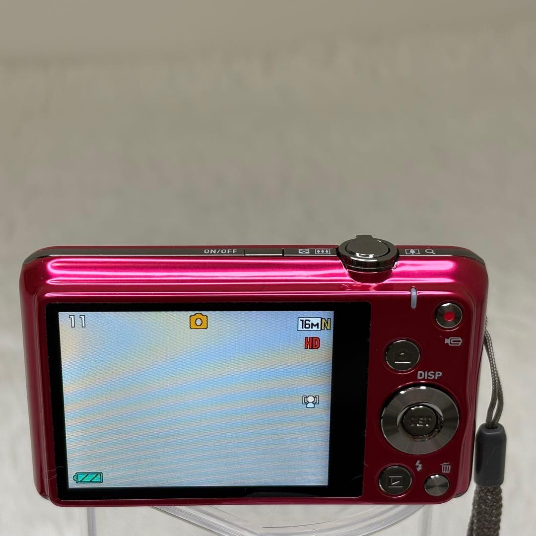 美品　CASIO カメラ　EX-ZS20 充電器　箱　レッド コンデジ　動作品