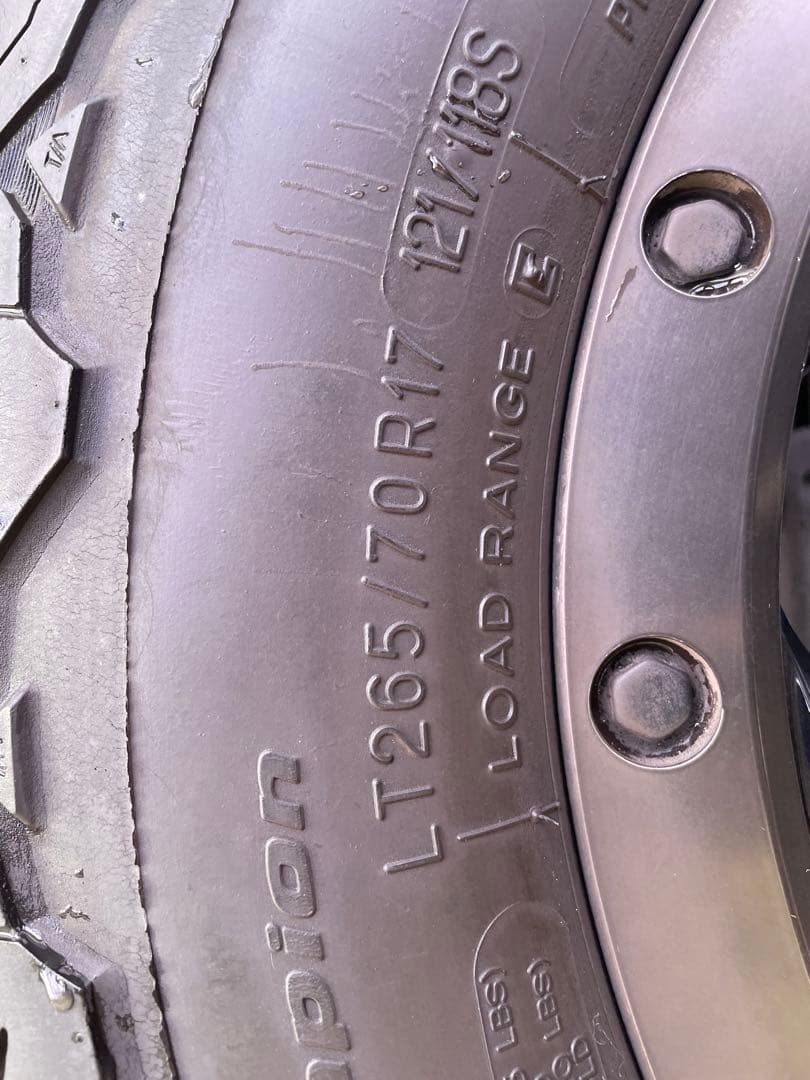 エクストリームJ XJ03 BFGoodrich AT 265/70R17