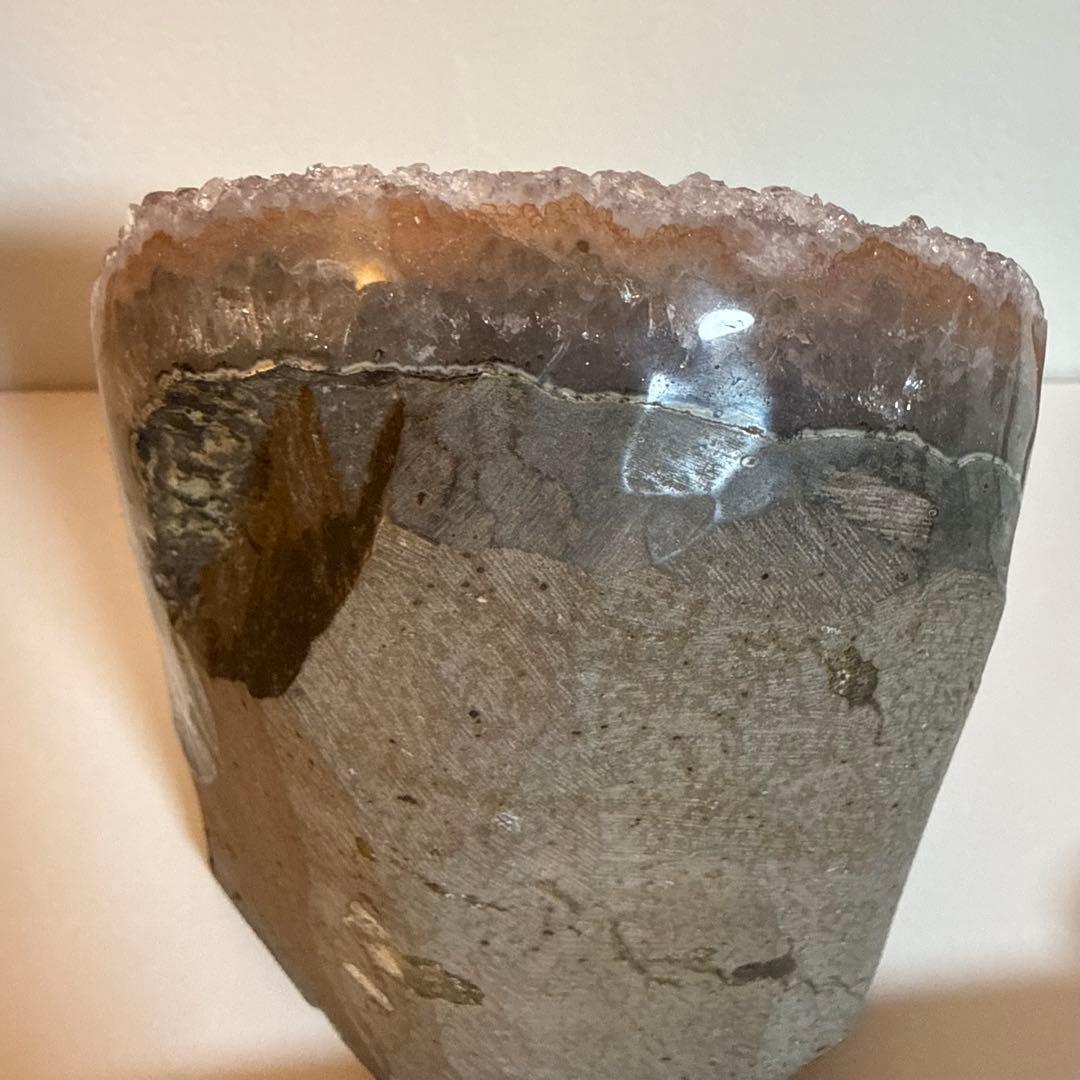 2.2kg ピンクアメジスト キラキラ ドーム 置物 天然石 紫水晶