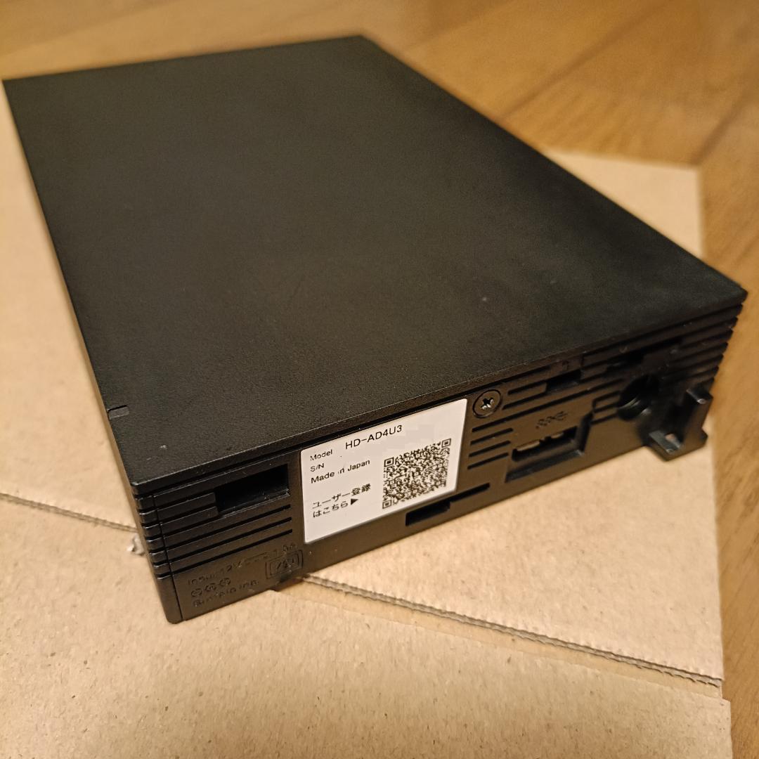 【中古】BUFFALO 外付けハードディスク HD-AD4U3