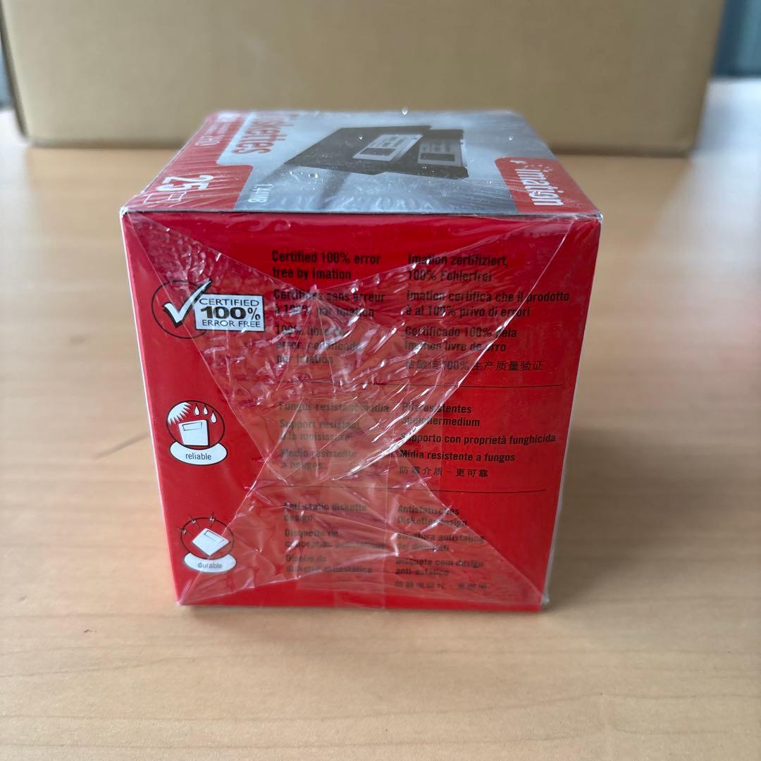 ①imation Diskettes 25枚✖️4箱 ②ドライブクリーナー