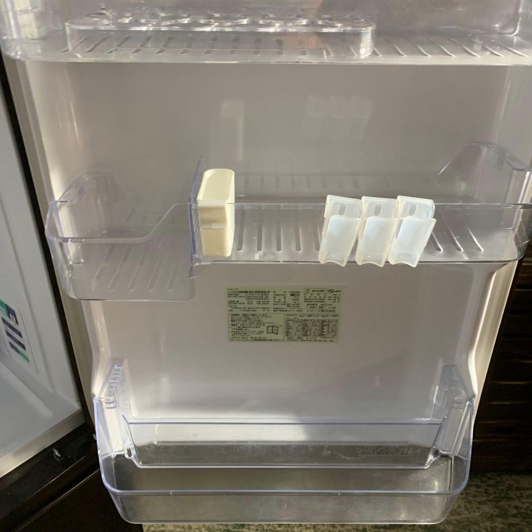 H992\" SHARP 350L 両開き 冷蔵庫 SJ-GW35H-R 2021