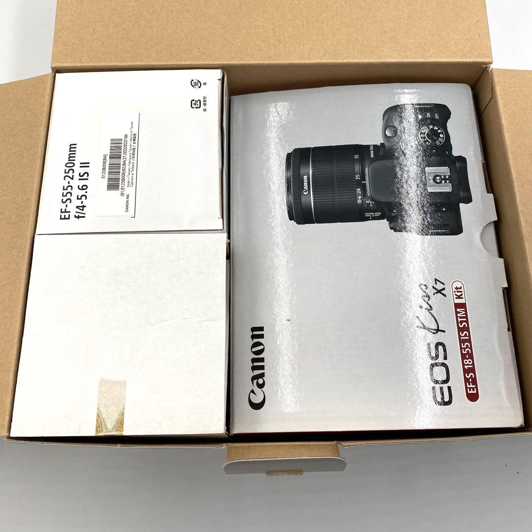 Canon EOS Kiss X7 ダブルズームキット EF-S