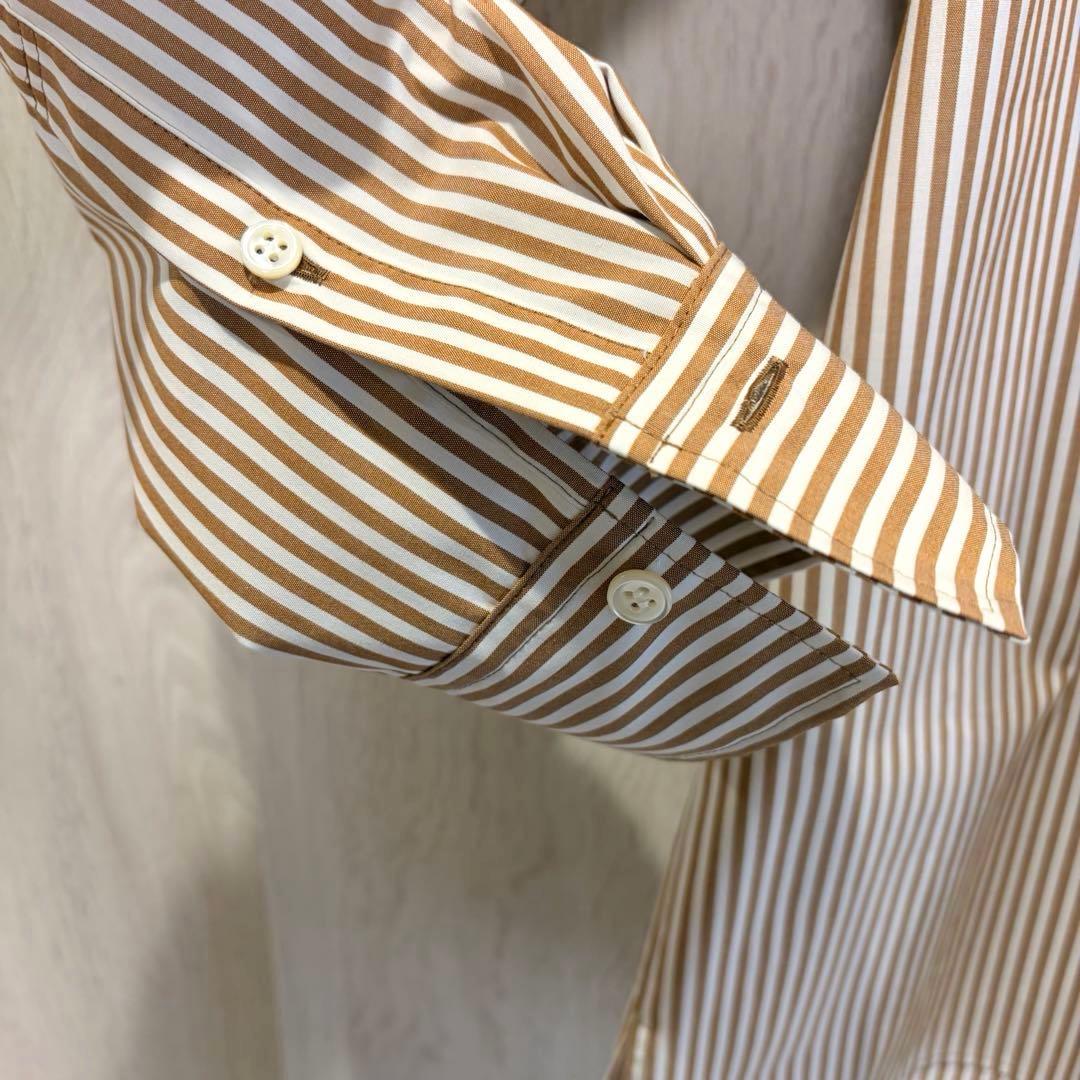 【美品】MICA&DEAL(マイカ＆ディール）ストライプ 柄シャツ 長袖