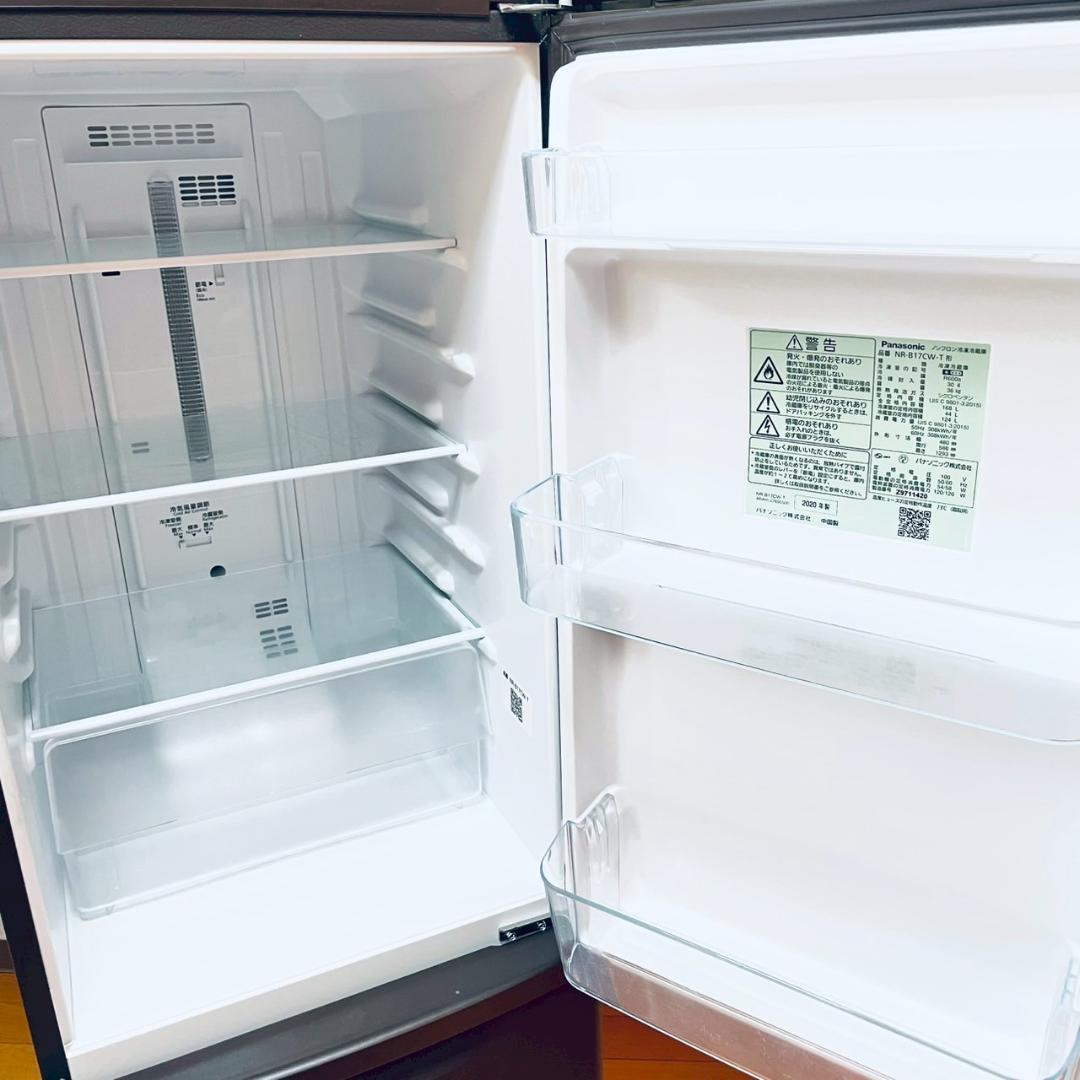 【美品】パナソニック 冷凍冷蔵庫 NR-B17CW-T 右開き マットブラウン