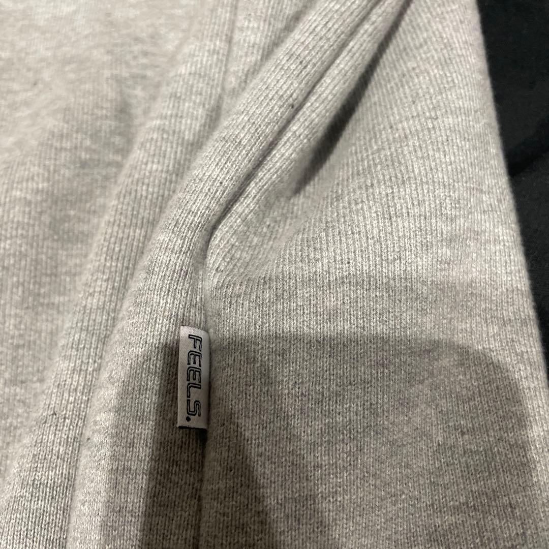 FEELS.CREWNECK SWEATSHIRT GRAY上杉柊平