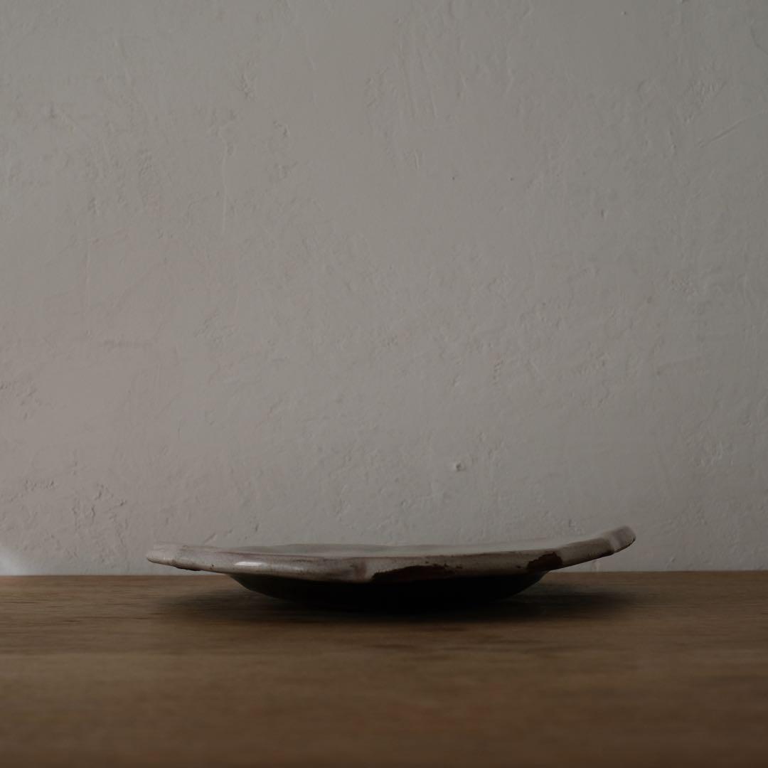 キュノワール　花リムオーバルプレート　フランスアンティーク