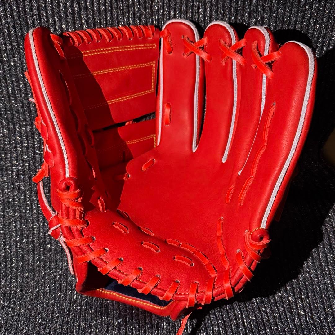 硬式・軟式兼用グラブ【投手用　縦型】