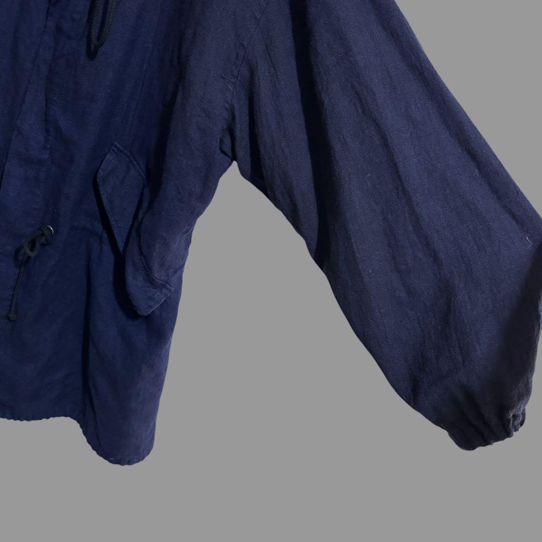 ▫️2021年y's リネン混フードジャケット　ワイズ　ヨウジヤマモト