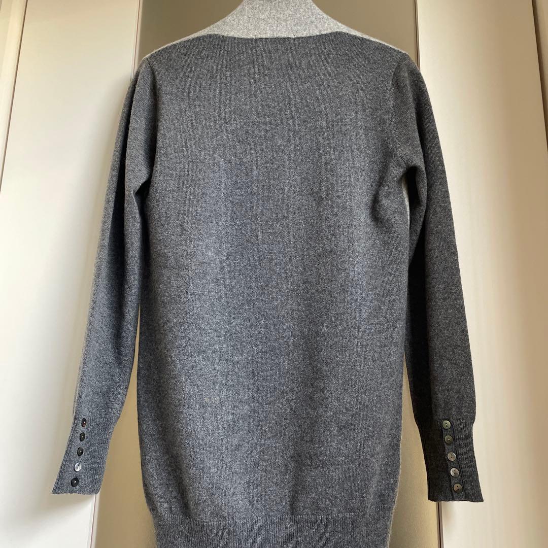 ダーマ　カシミア100%カーディガン