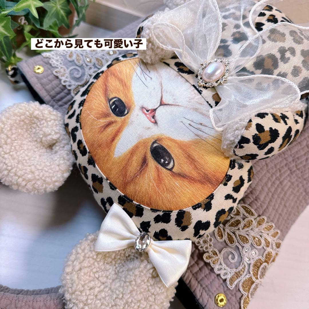 あ*き様 コヤンイサムチョン♡bigぶさかわハチワレにゃんのヌビ×インド刺繍トー